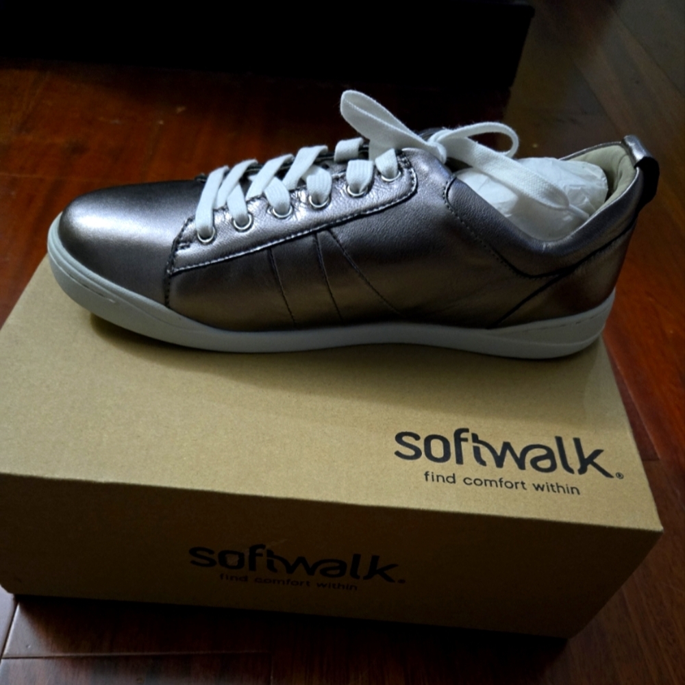 Softwalk Silver Sneakers